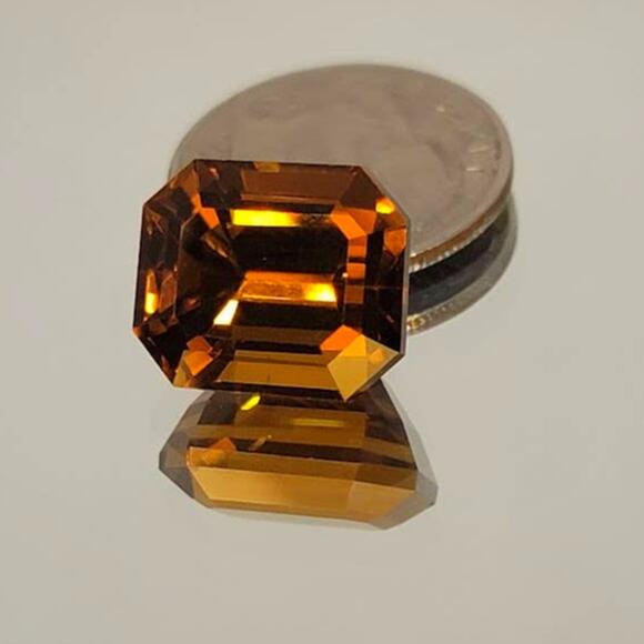 42 Carat Gorgeous Flawless Jumbo Madeira Citrine!! - Picture 2 of 10